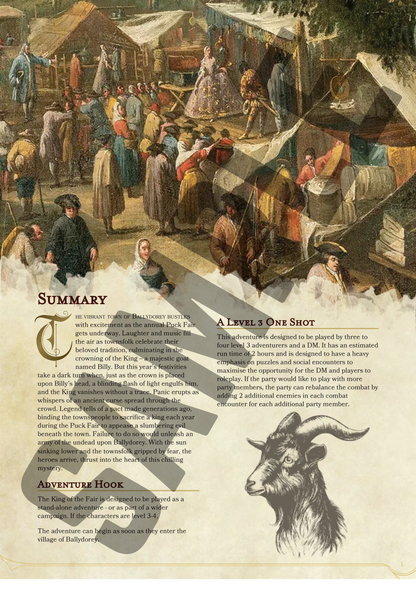 The King of the Fair - an Irish D&D Adventure