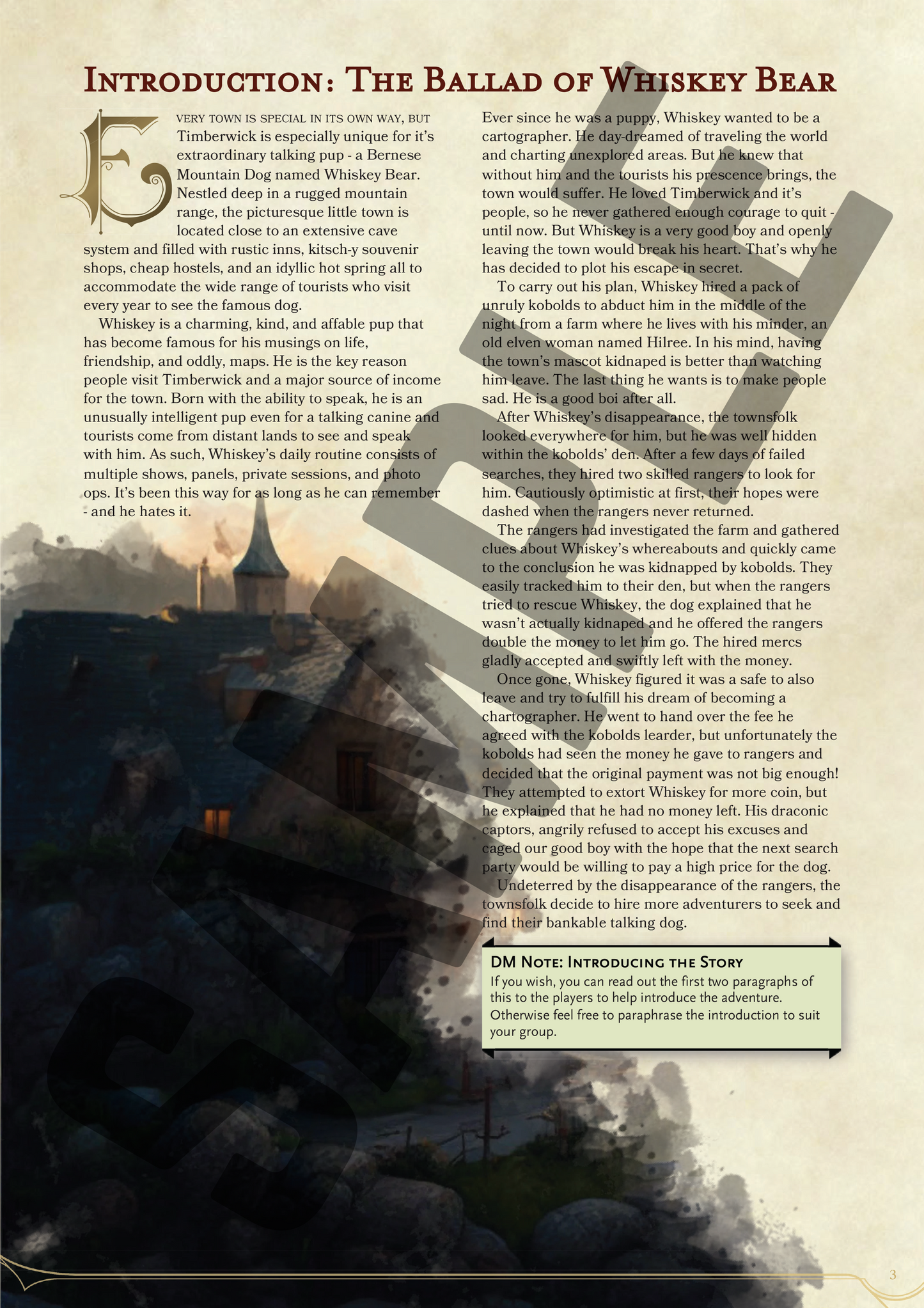 You Meet In A Tavern - A First Level D&D Adventure